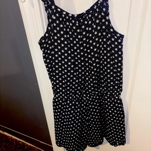 Gap Girls Size 5 Blue And White Romper - Picture 5 of 8